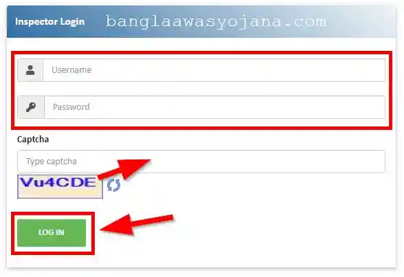 Application of Bangla Awas Yojana
